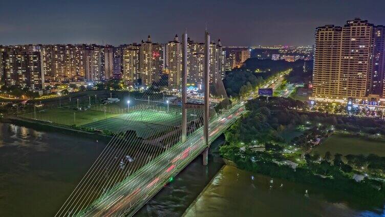 三水大桥夜景延时