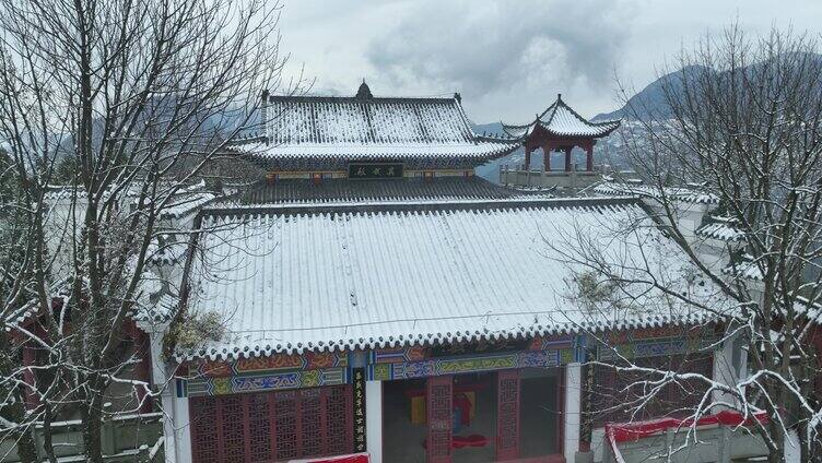 长江三峡雪景