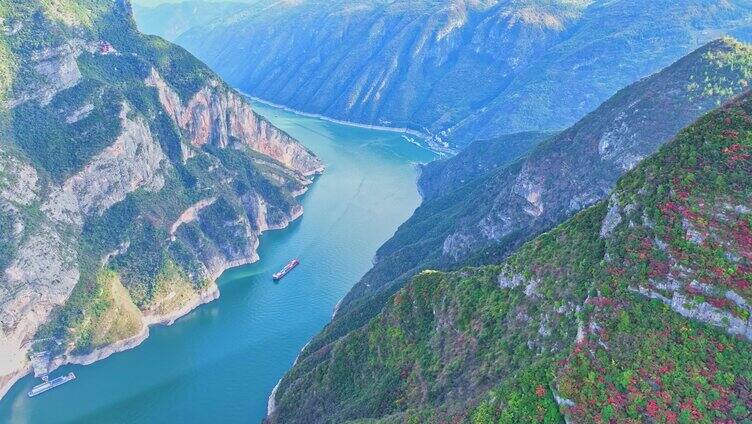 大气长江三峡巫峡航拍