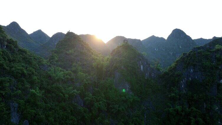 十万大山日落