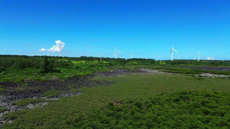 海南风力发电场视频