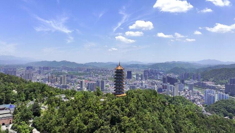 湖南省浏阳市西湖山楚文塔文物古迹【组镜】