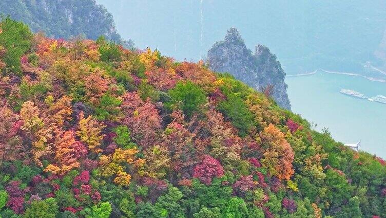 大气航拍神女峰