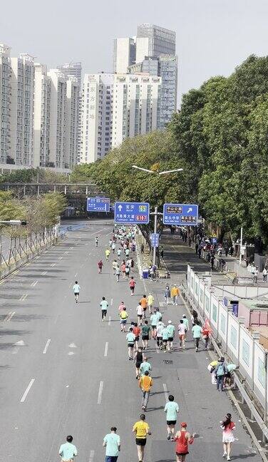 深圳马拉松跑步实拍