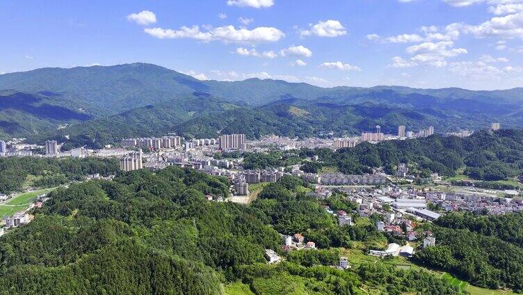 江西宜春铜鼓城市风光大景【组镜】