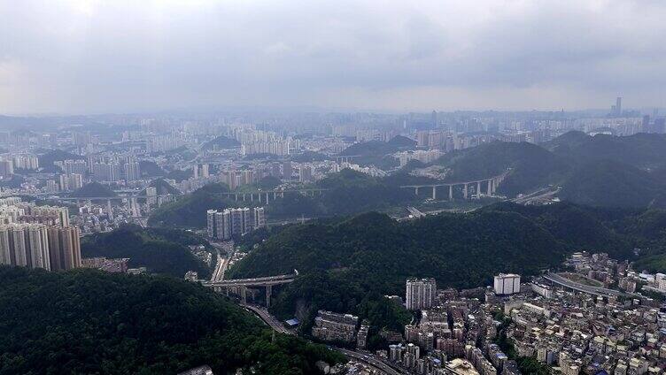 贵州 贵阳 城市建筑 城市大景