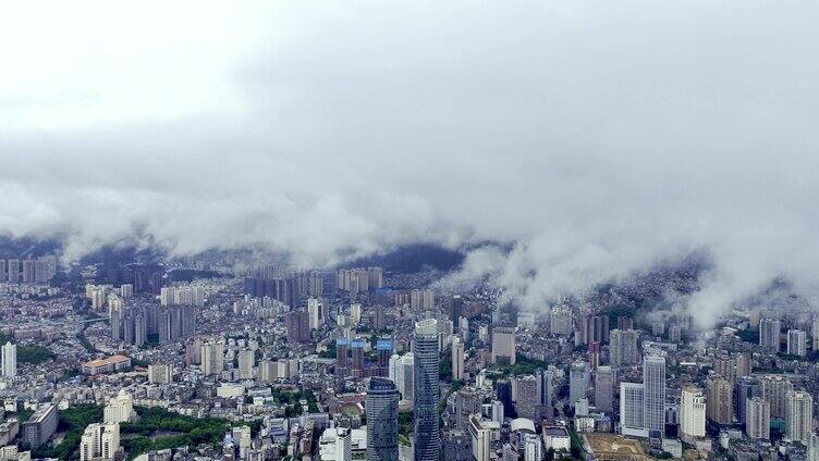 贵州 贵阳 穿云破雾 城市大景