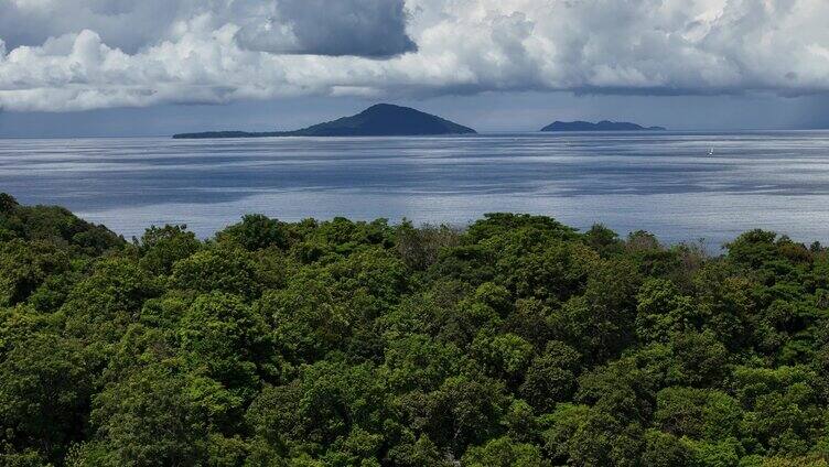 岛屿海边沙滩4k60帧