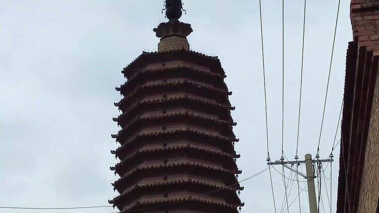 河北蔚县千年佛塔 北魏南安寺砖塔