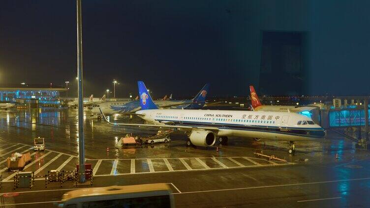 北京大兴国际机场夜景