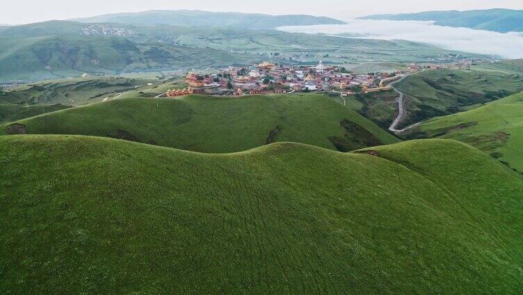 四川阿贝朗依寺全景