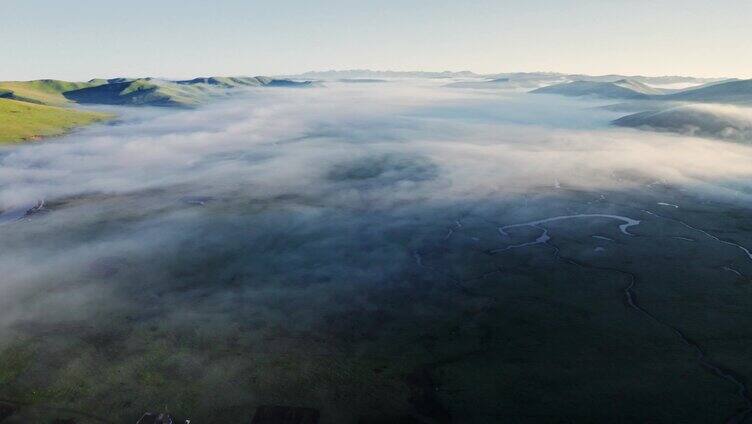 草原河流云海云层