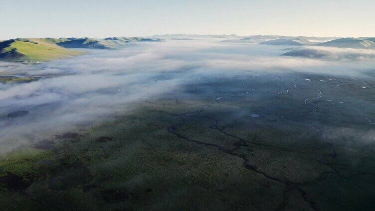 草原河流云海云层