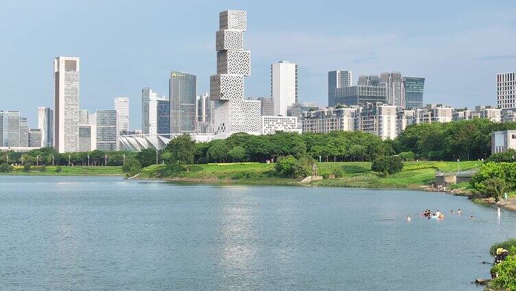 中国广东省佛山市佛山新城全景