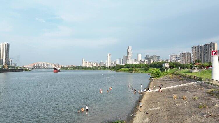 中国广东省佛山市佛山新城全景