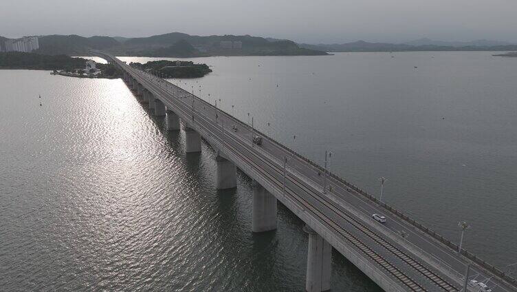 航拍防城港跨海大桥