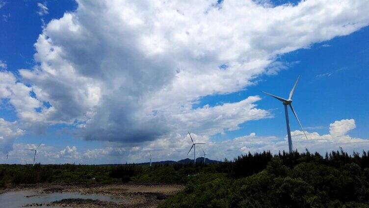 天空白云延时视频