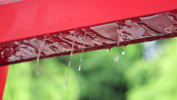 雨天 滴下水滴伤感视频