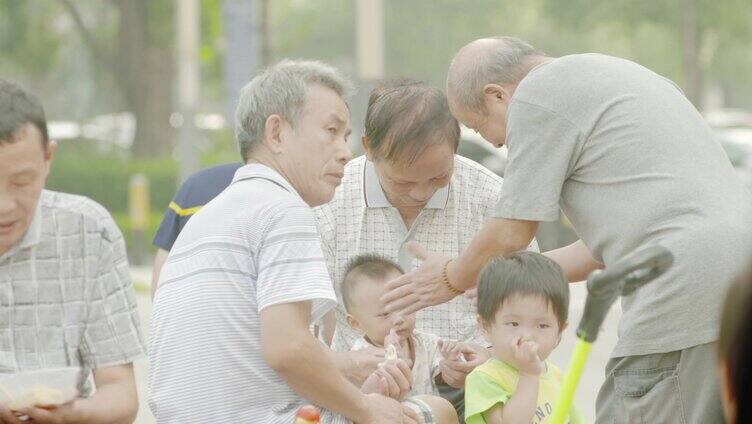 公园市民日常空镜