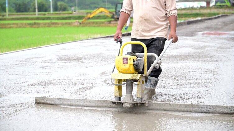 水泥路施工混凝土修公路乡村公路硬化铺路