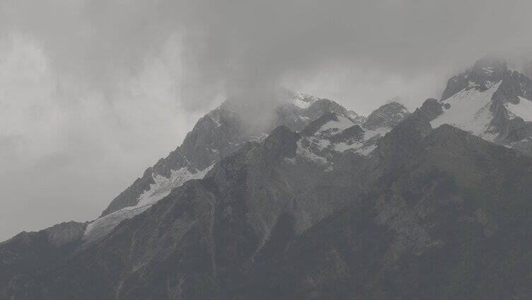 云南丽江玉龙雪山延时