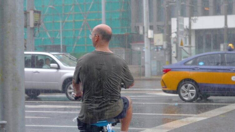 北京雨天暴雨大雨下雨雨水