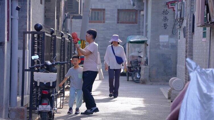 北京老城区街景人文