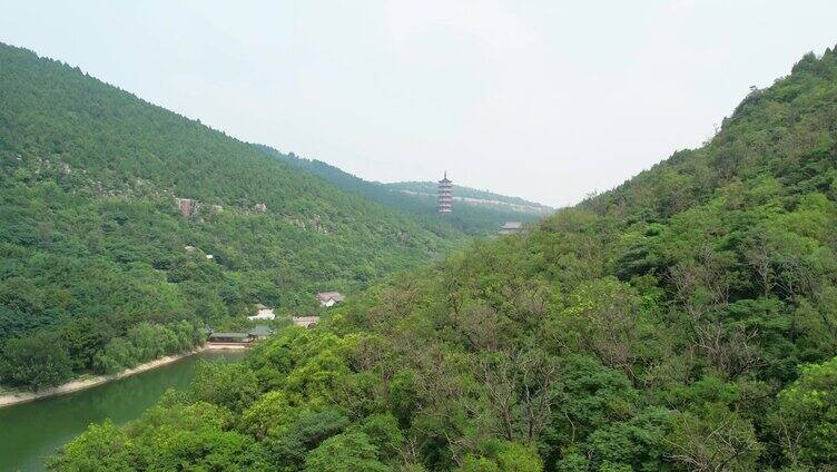 青檀寺 峄城航拍 枣庄石榴园 冠世榴园 