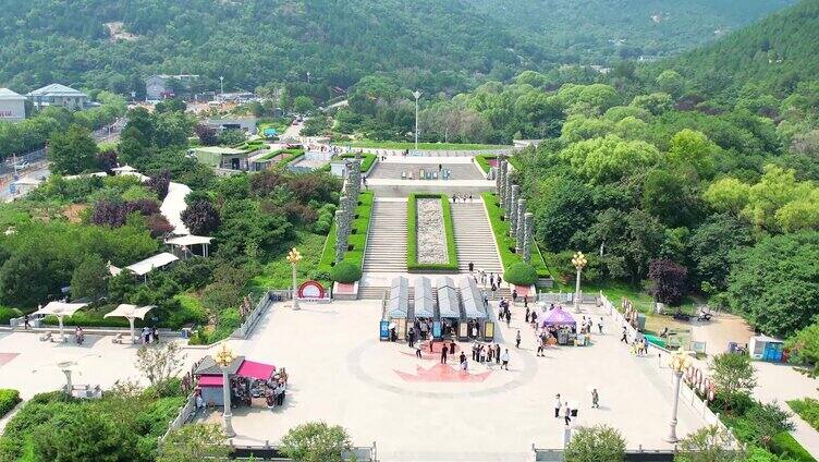 泰山 天外村 泰安天外村 航拍泰安 泰安