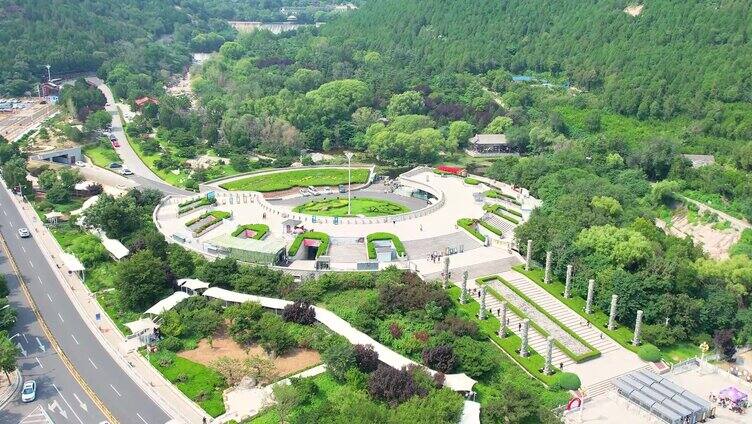 泰山 天外村 泰安天外村 航拍泰安 泰安