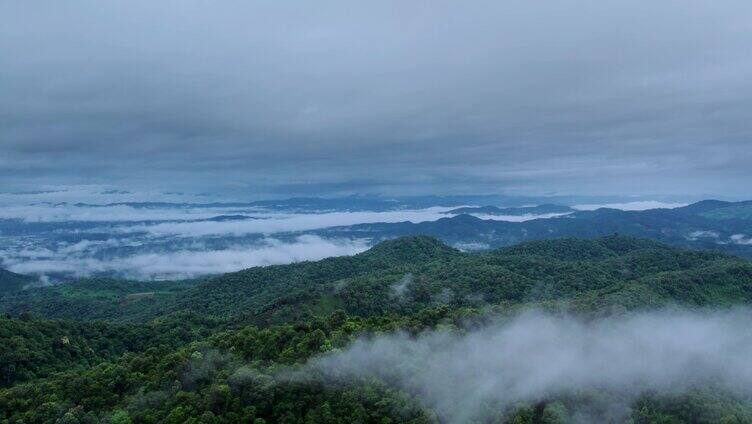 4k原创云雾航拍山川云海大气风景视频素材