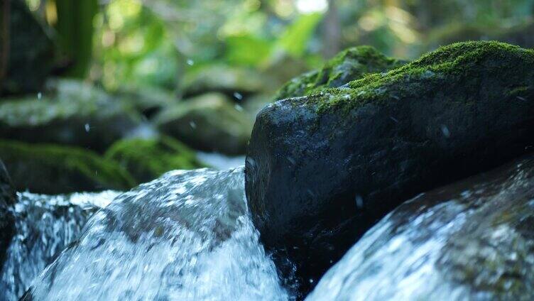 4k河流 山泉水水山河溪流水山泉水源