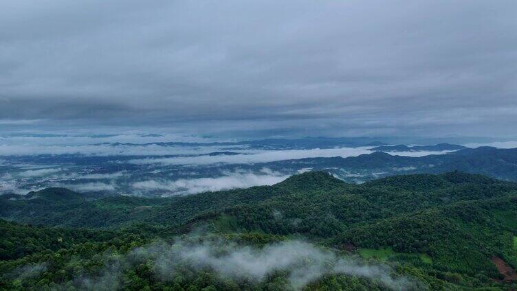 4k原创云雾航拍山川云海大气风景视频素材