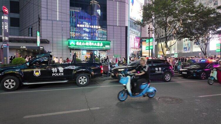 购物中心步行街逛街购物人群城市宣传片空镜