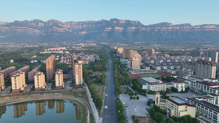 航拍林州主干道路