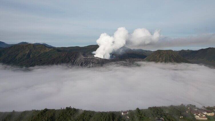 火山口喷发延时