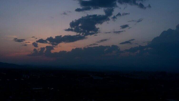 夜晚天空延时视频