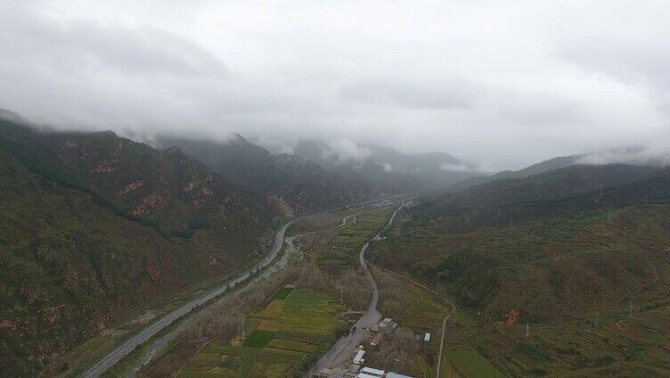 云层延时云海大山