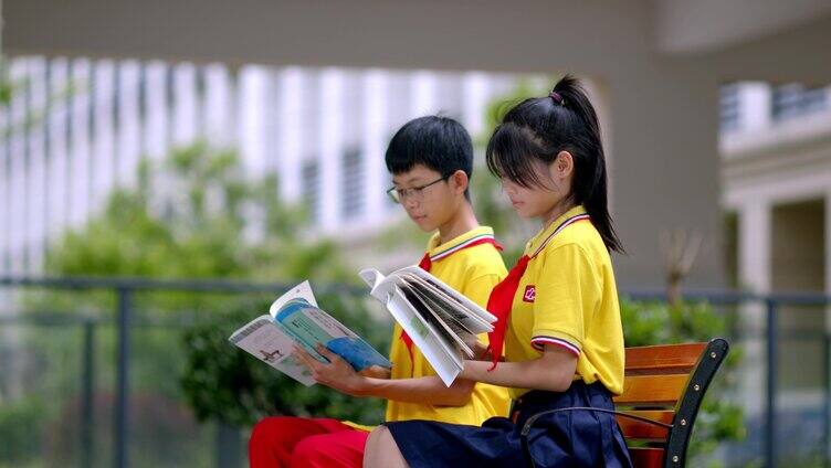 学生校园 学习看书