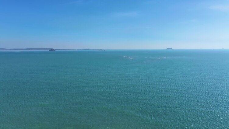 东海大海海边海水海浪沙滩海滩航拍风景唯美