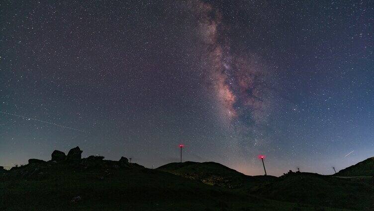 百草坪银河延时