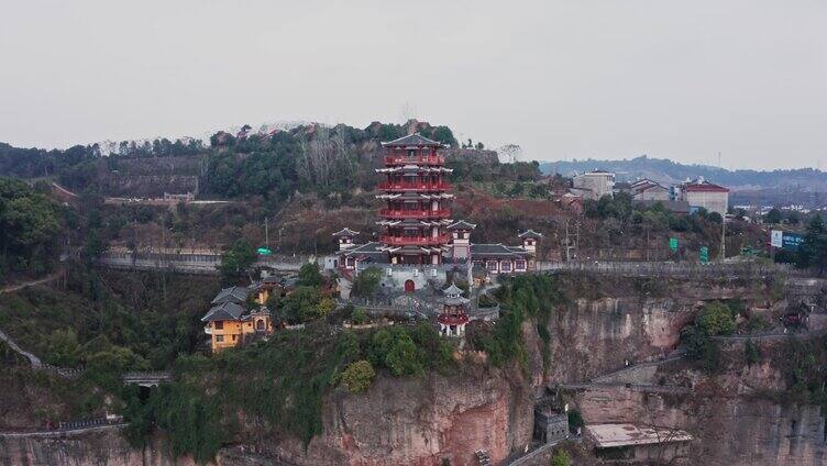 湖北宜昌长江三峡风光航拍