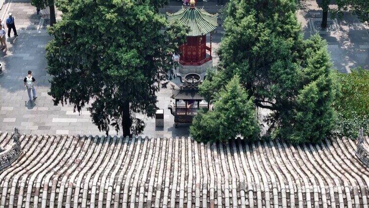 西安广仁寺航拍