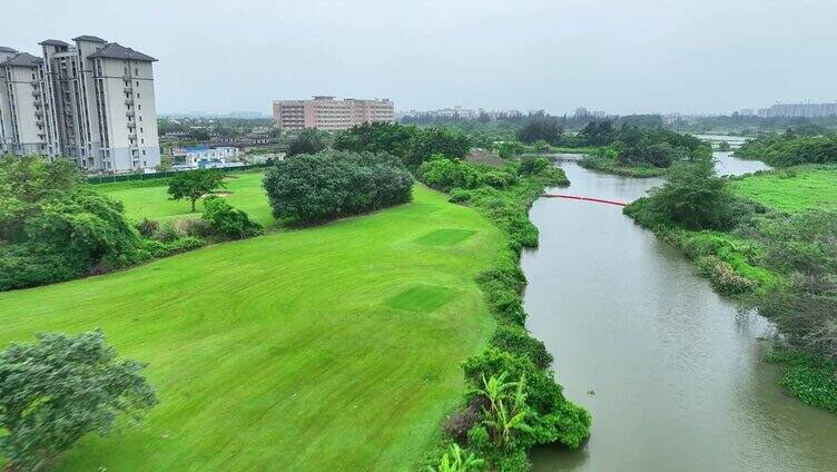 海口各地标航拍素材