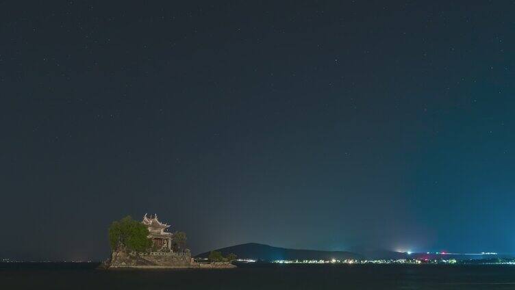 大理洱海银河星空