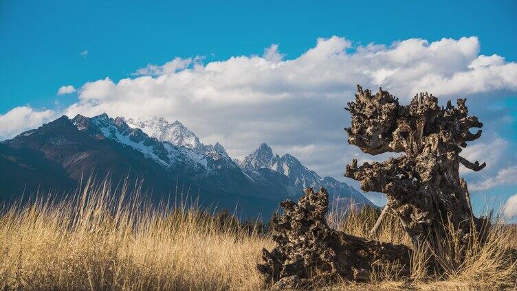 丽江玉龙雪山延时摄影