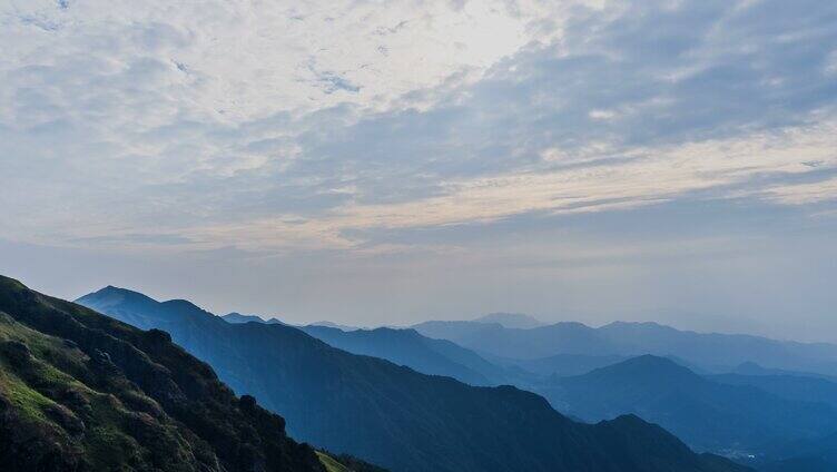 江西萍乡武功山日出日落云海延时摄影