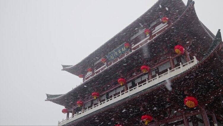 长沙下雪雪景