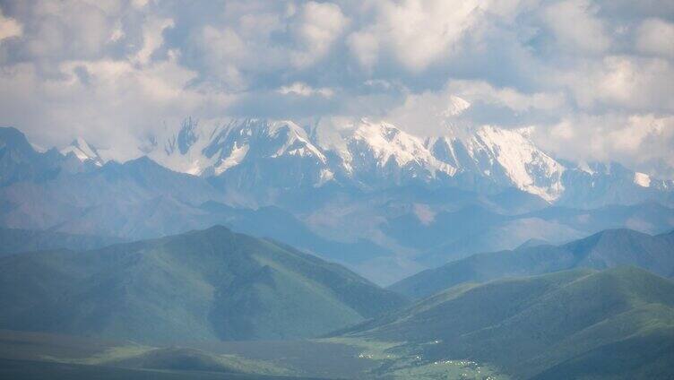 川西贡嘎雪山延时摄影