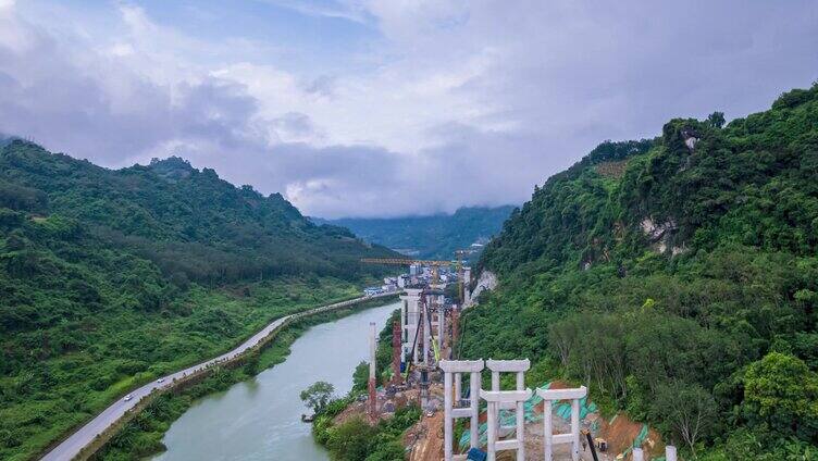 在建的高速路口